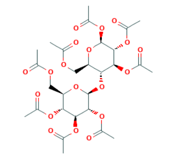 3616-19-1 , 八乙酰纤维二糖 , D-Cellobiose octaacetate, Cas:3616-19-1