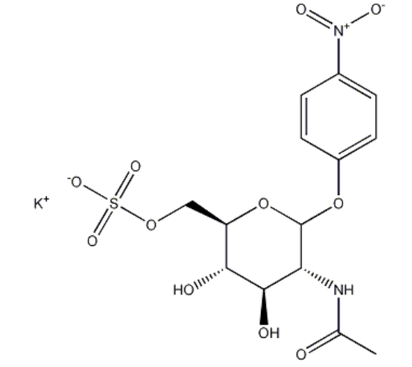 210418-06-7 , 4-Nitrophenyl 2-acetamido-2-deoxy-b-D-glucopyranoside-6-sulfate potassium salt