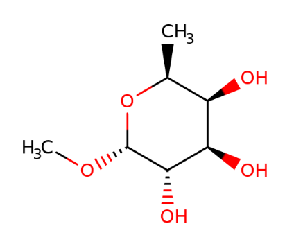 14687-15-1, 甲基-α-L-吡喃岩藻糖苷, Methyl α-L-Fucopyranoside, CAS:14687-15-1