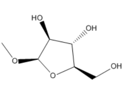 25129-51-5, 甲基-b-D-呋喃阿拉伯糖苷, Methyl b-D-arabinofuranoside, CAS:25129-51-5