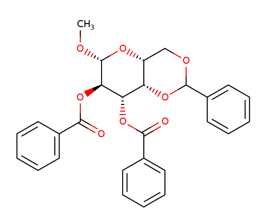 53598-03-1 , Methyl 2,3-di-O-benzoyl-4,6-O-benzylidene-b-D-galactopyranoside, CAS:53598-03-1