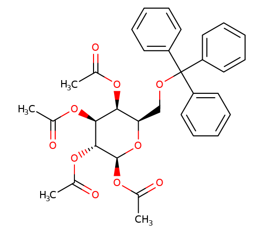 124648-92-6 , Tetra-O-acetyl-6-O-trityl-b-D-galactopyranose, CAS:124648-92-6