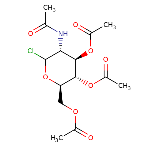 51236-40-9, 2-Acetamido-3,4,6-tri-O-acetyl-2-deoxy-α-D-glucopyranosyl chloride, CAS:51236-40-9