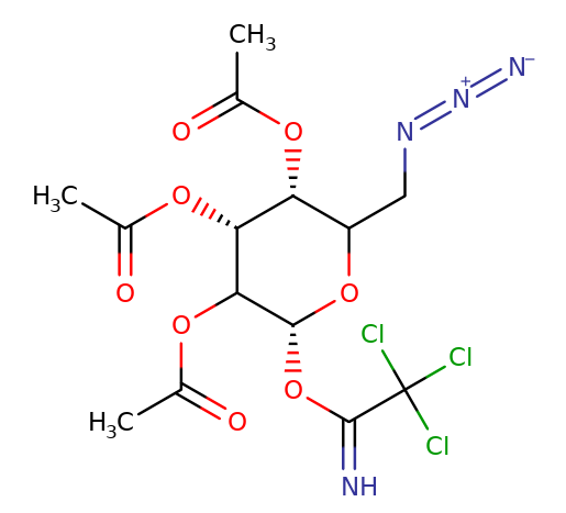 191668-79-8 , Tri-O-acetyl-6-azido-6-deoxy-a-D-glucopyranosyl trichloroacetimidate, CAS: 191668-79-8