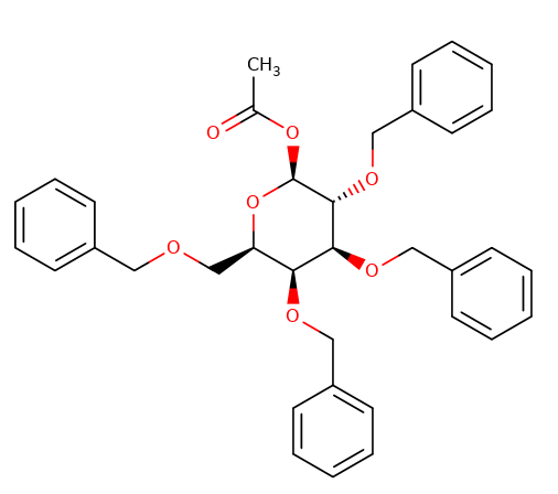 3866-62-4 , 1-乙酰基-b-2,3,4,6-O-四苄基-D-半乳糖, CAS:3866-62-4